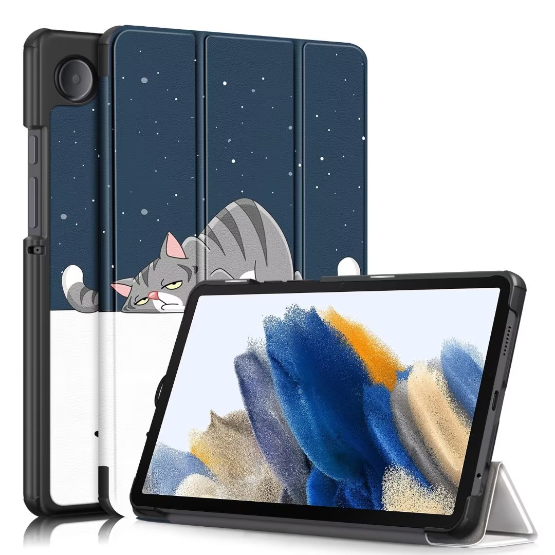 Smart Cases für Samsung Galaxy Tab A9 X115 8,7 Zoll 8,7 Zoll S9 PU-Leder-Abdeckung Wake-Sleep-Funktion Tablet-PC