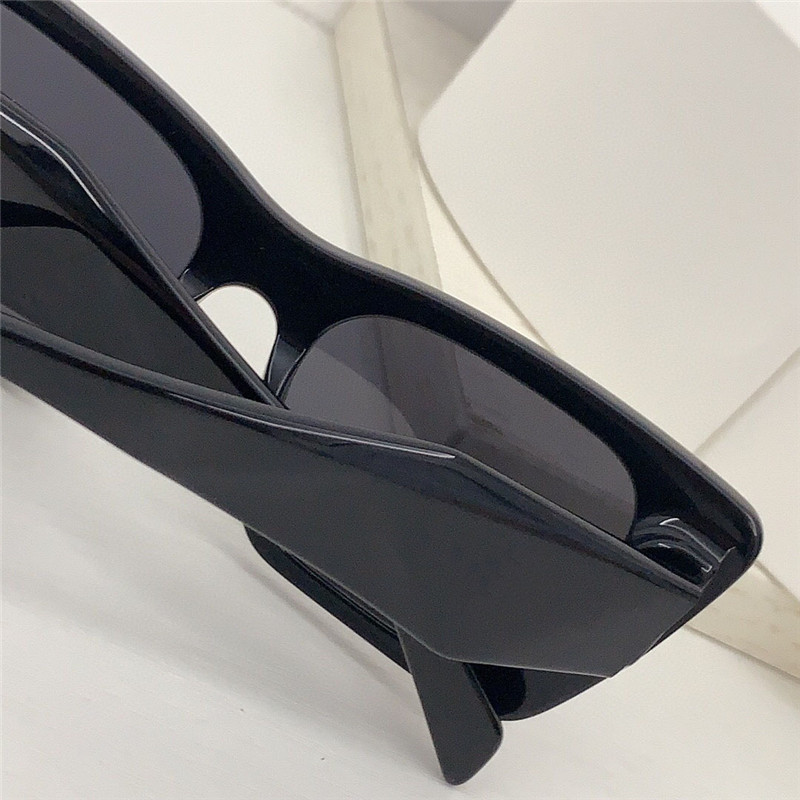 New fashion design sunglasses 08YS cat eye plate frame diamond shape cut temples popular and simple style outdoor uv400 protection226I