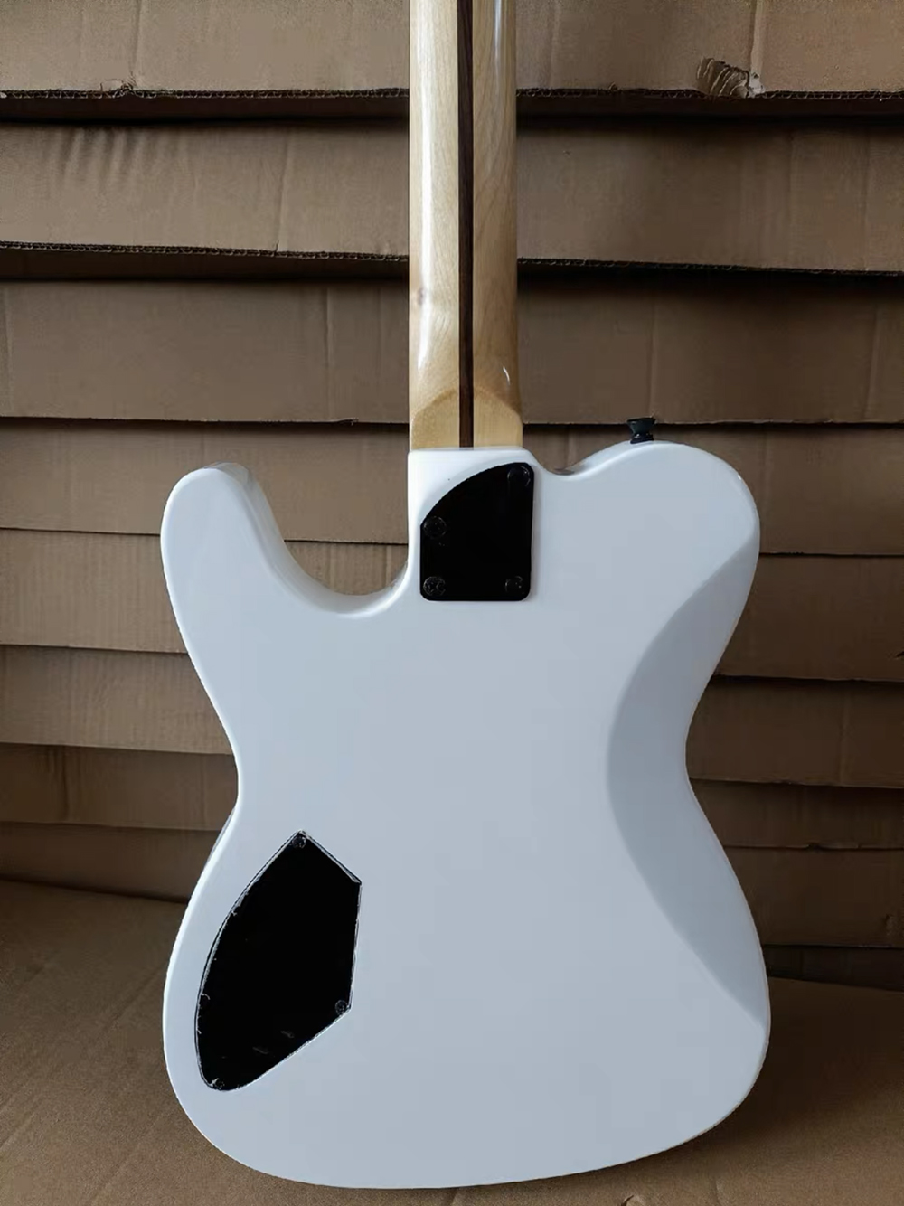 TL – guitare électrique blanche plate AS Jim Root, boutons de verrouillage, touche en palissandre, haute qualité, Direct usine