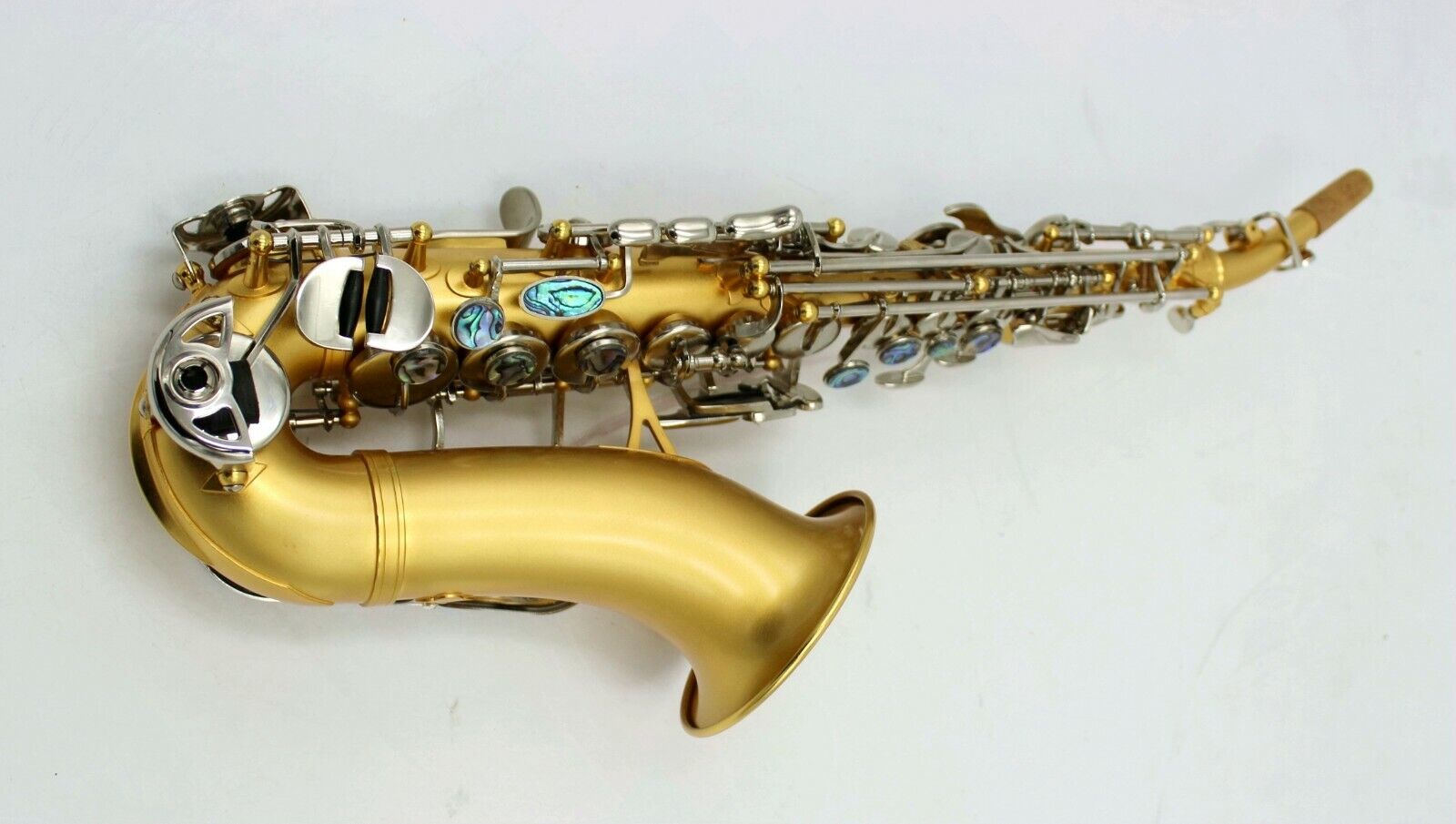 Eastern Music rose messing goud messing ongelakt koperen tenorsaxofoon R54 type