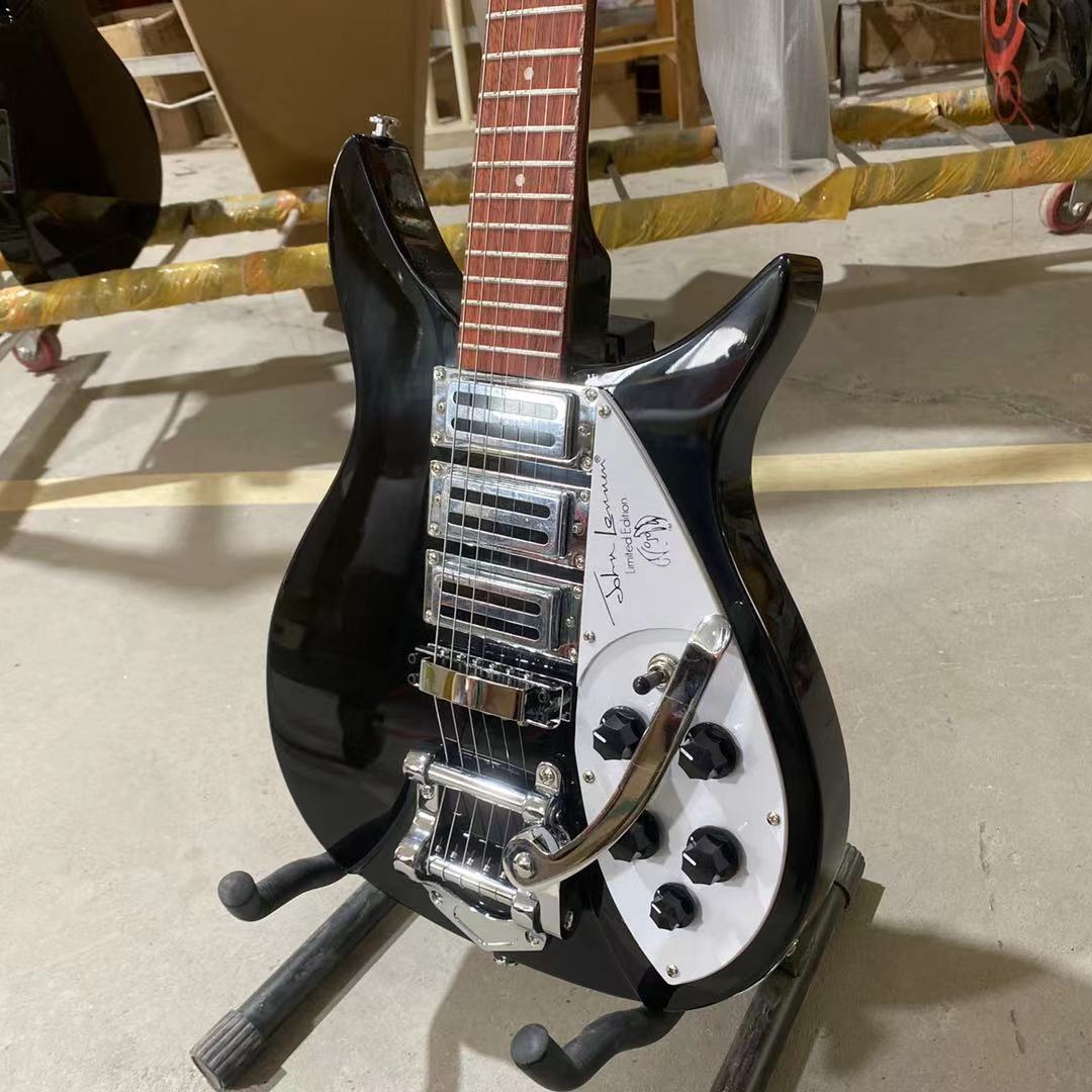 Ricken 325 Guitar Electric مع جسر نظام Tremolo John Lennon Edition عالي الجودة Guitarra شحن مجاني