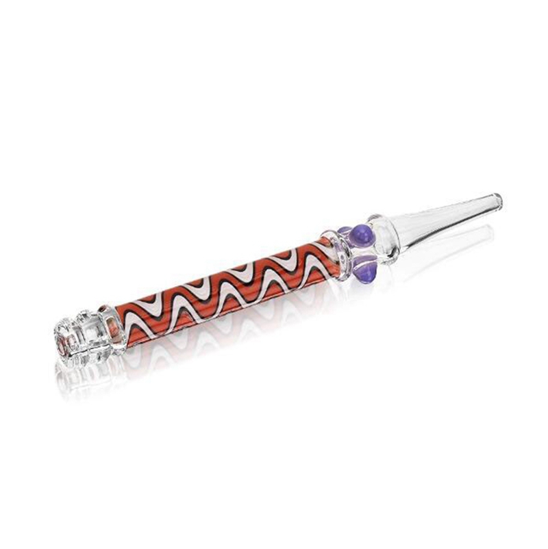 Nouveau Style Coloré Perruque Wag Fumer Verre Huile Rigs Filtre Embouchure Porte-Cigarette Quartz Conseils Pipes Waterpipe Bubbler Bong Pipes À La Main Ongles Tube DHL