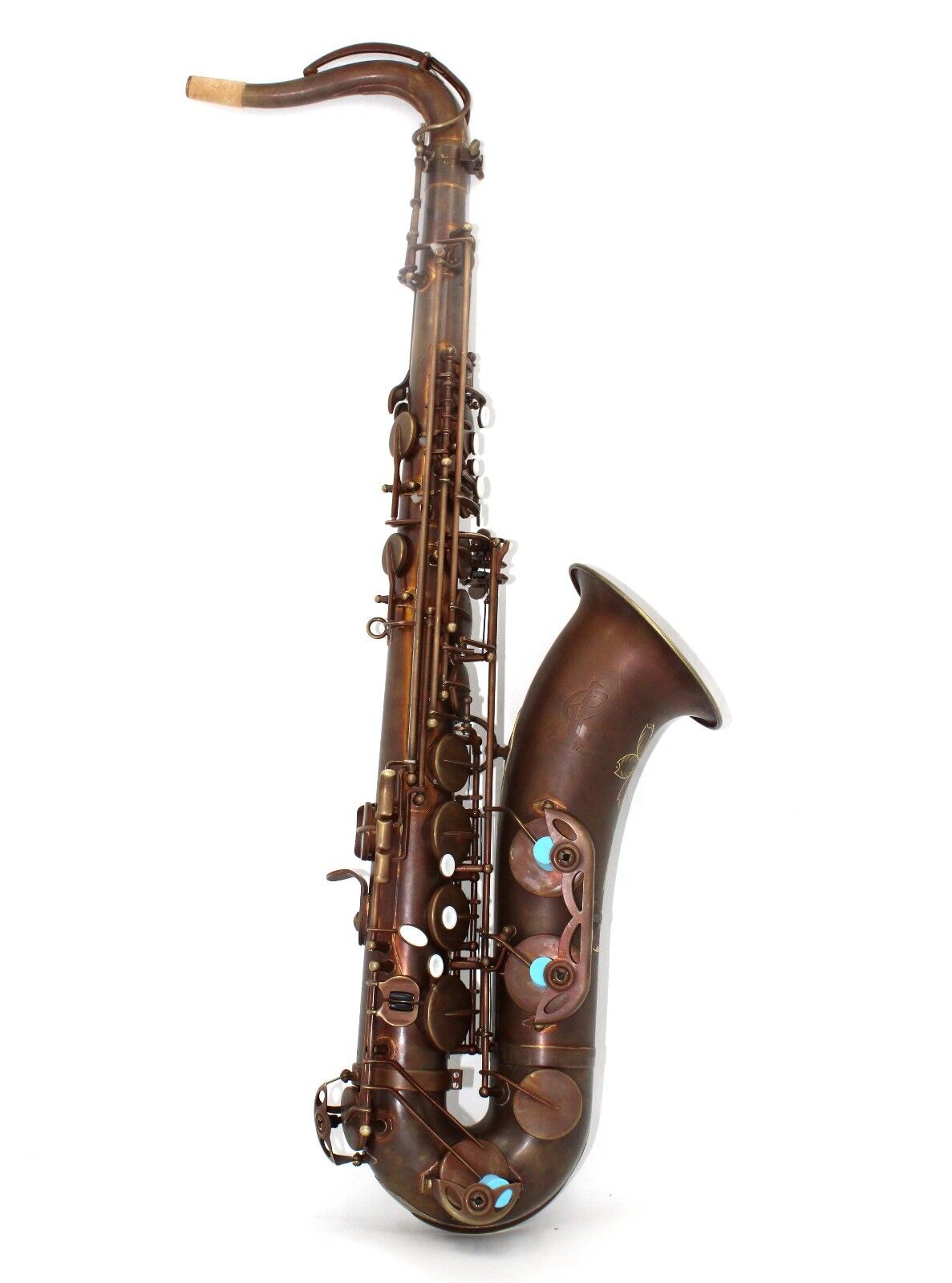 Musique orientale Vintage café patine Mark VI type No high F# key saxophone ténor