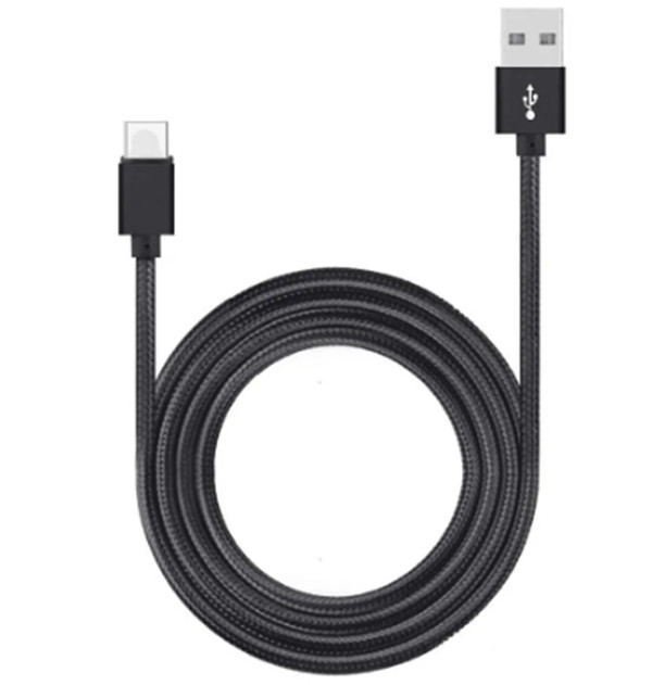 Câble USB tressé en nylon ultrarapide 3M Type C À C Adaptateur de charge Synchronisation des données Adaptateur de téléphone de charge en métal 0,48 mm d'épaisseur Chargeur USB C