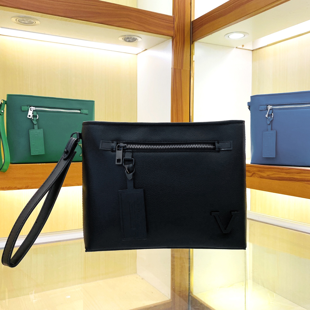 Hoge kwaliteit nieuwe clutch tas toilettassen iPad handtassen heren kantoortassen dames met stof handtassen kaartvakken naam merk clutches