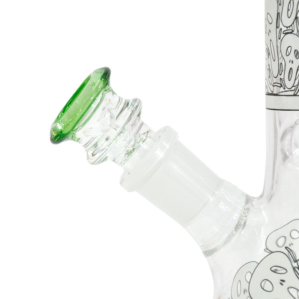 14mm Glass Joint Clear Slide Male Glass Bowl for Water Pipes Color Hookah Bubbler Ash Catcher