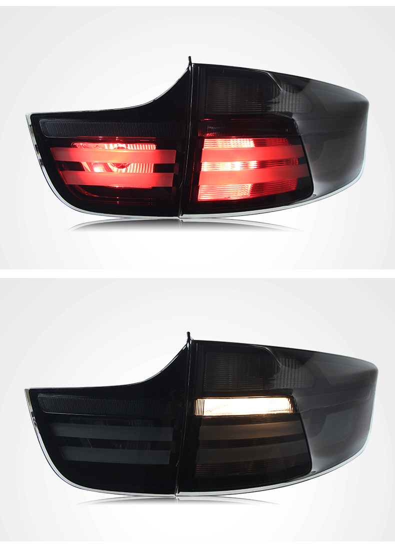 Auto Gemodificeerde Achterlichten voor BMW X6 2008-2014 Achterlicht Montage E71 Hoogtepunt Remlicht Straat Licht Richtingaanwijzer reverse Lamp