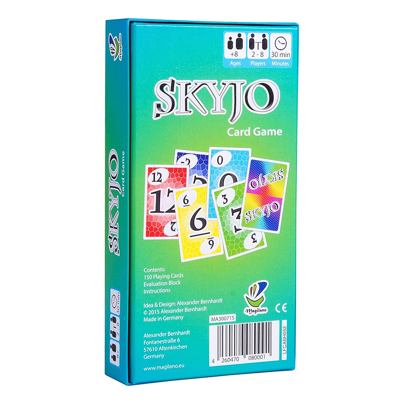 Vente en gros pas cher SKYJO par Magilano le jeu de cartes divertissant pour les enfants et les adultes soirée de jeu de société en famille