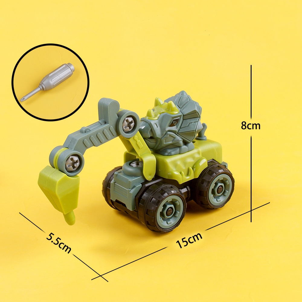 Dinosaur Buil Block Kararting Suit Block Truck Lepins Model Toy Zestaw Dinosauri Rex Block Transport Pojazd jurajski światy dinozaurowe zabawki dla chłopców świąteczne prezenty