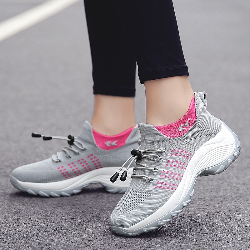 Large size Women's Sneakers Casual Shoes Flats Air Mesh Breathable Trainers Ladies shoes Female Sneakers Women Shoes Basket Tenis Feminino designer shoe item 1855