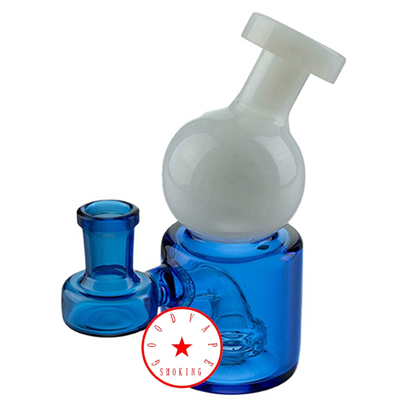 COOL Coloré Mini Verre Épais Bong Pipes Forteresse Style Narguilé Waterpipe Bubbler Filtre Portable Innovant Herbe Tabac Porte-Cigarette Fumer Handpipes DHL