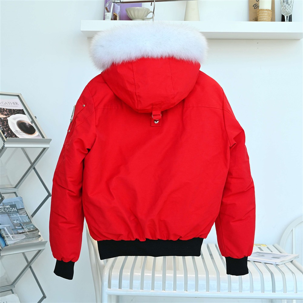 2023 Autumn Winter Men's White Duck Down Parkas Jackets Zipper Fur Hooded Striped Man's Slim Short Coats ME009