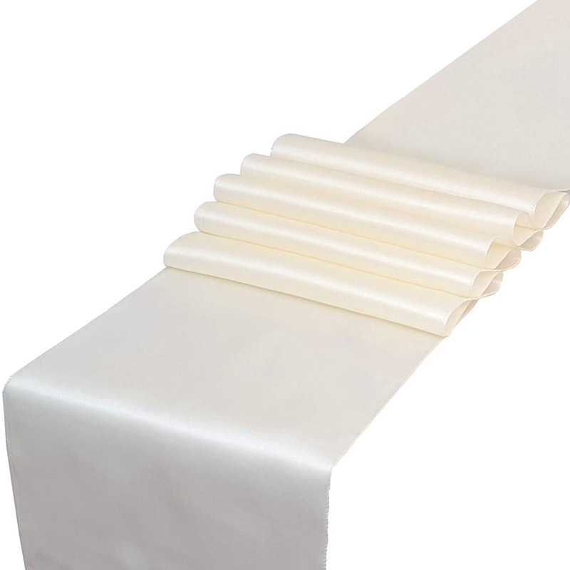 Satin Table Runner 30*275cm Wedding Party Supply Modern Dining Luxury Table Decoration