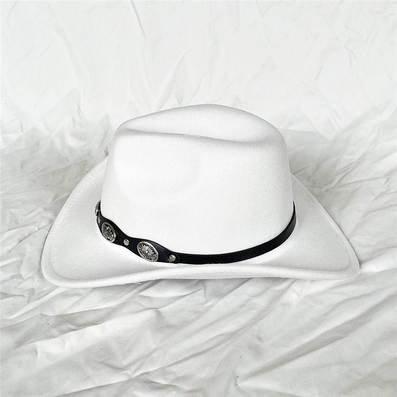 2023 Ny cowboy fedora hatt för kvinnor män vintage fedoras mäns fall filt hattar jazz topp cap höst vinter kvinnor mössor julfest gåva 