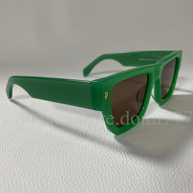 With Brand Logo Fashion Square Full Frame Sunglasses for Women or Men with Box