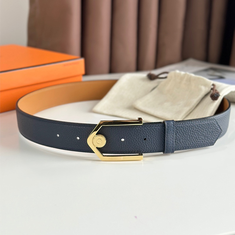 Luxury Designer Licol Belt toppkvalitet äkta läderbälten svart brun kalvskinn guld silver stål spänne 35 mm mode mens officiella klänning bälten med låda