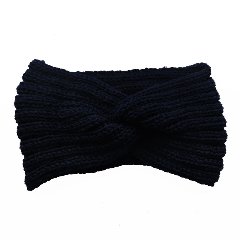 Automne hiver bandeaux tricotés pour femmes fille Crochet extensible bandeaux bandeau cheveux accessoires dame chapeaux