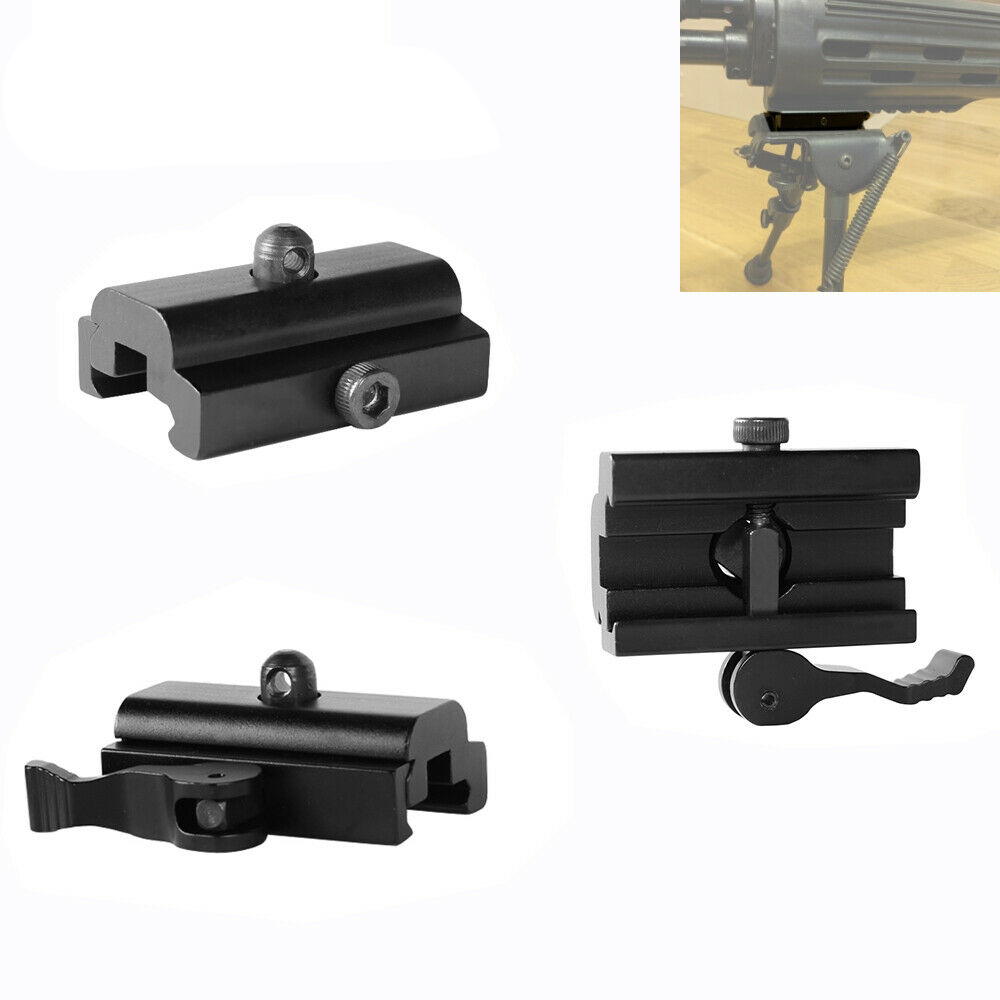 QD Harris Style Bipod Sling Swivel Adapter20mm Hunting Weaver Picatinny Rail Mount