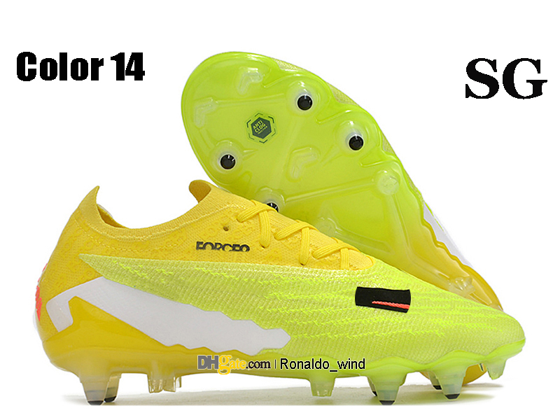 Saco de presente Mens Botas de futebol de tornozelo alto Phantom GX Elite Link SG Firm Ground Cleats Neymar ACC GT2 Ghost Soccer Shoes Top Outdoor Trainers Botas De Futbol