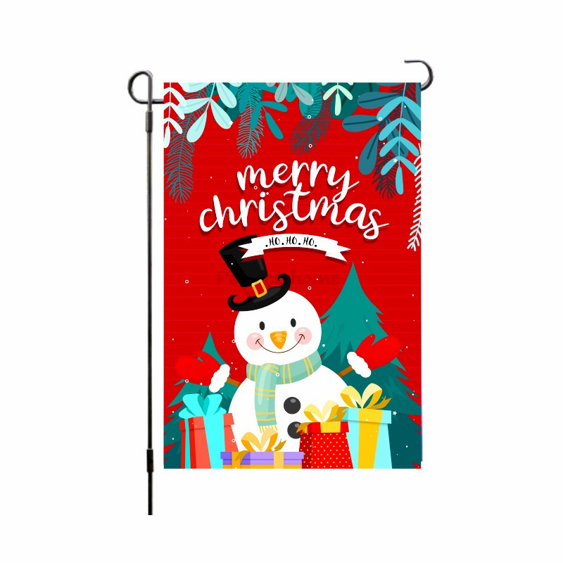 Christmas garden flag courtyard Camping Flags holiday decorations welcome yard Banner Polyester material Customizable by ocean-shipping P95