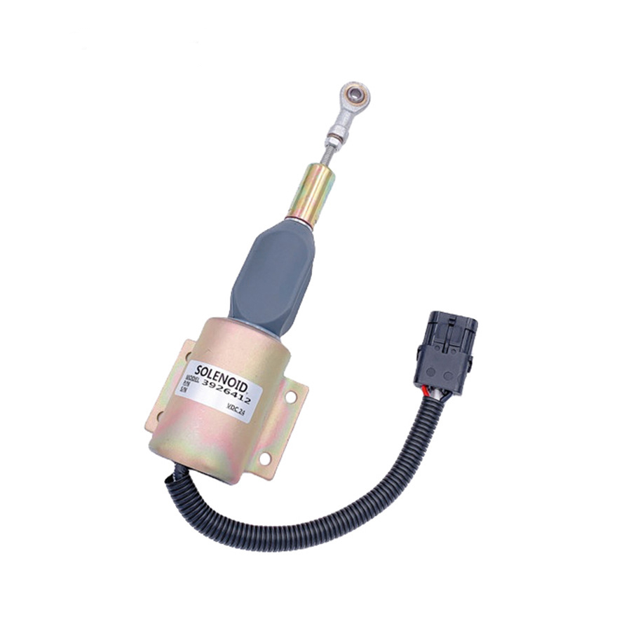 Flameout Shut Off Stop Solenoid 3926411 3926412 12V 24V Engine Parts for Excavator Car Truck