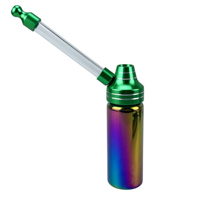 Glazen Fles Cup Waterpijpen 6 Kleuren Metalen Roken Tabak Sigaret Pijp Waterpijpen Jamaica Hand Pijpen Filter Buis Booreilanden Gereedschap accessoires