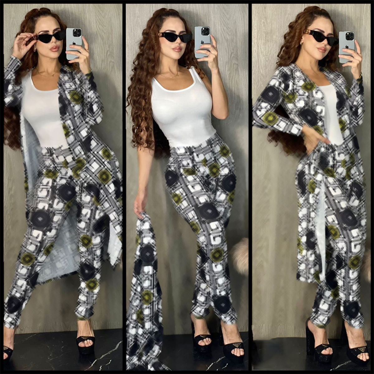 Mode Frauen Lange Kleider Afrikanische Graben Hosen Vetement Femme Mantel Tops Kleid Legging 2 Stück Sets Outfits Damen Trainingsanzüge Casual Büro Club Kleidung