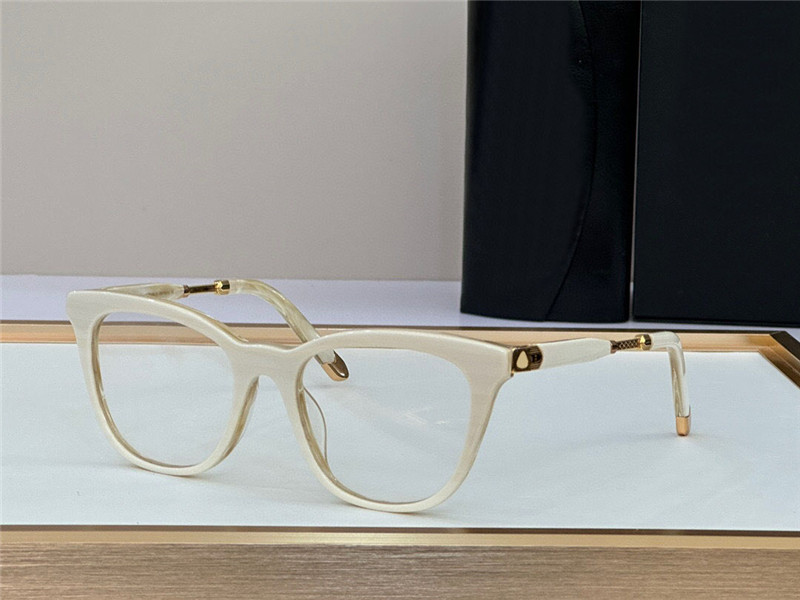 New fashion prescription eyeglasses THE BRAVE-II classic acetate frame clear legs optical glasses transparent lens simple business style for men with case