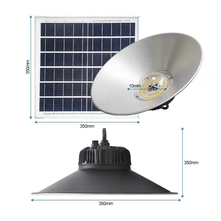 Hanglamp op zonne-energie Highbay Light 300W Warm wit muggenafstotend licht Waterdichte binnen-buitenverlichting