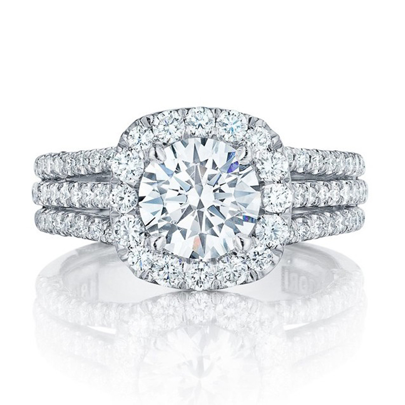 Diamentowe pierścienie damskie z genialnymi sześciennymi luksusowymi pierścionkami zaręczynowymi dla kobiet biżuteria na przyjęcie weselne dla kobiet