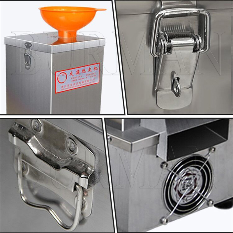 180W Garlic Peeling Machine Electric Stainless Steel Grain Separator Restaurant Barbecue Commercial Home Use