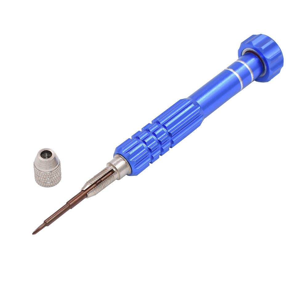 6 in 1 Screwdriver Bronze S2 Bits Screw Driver With 0.6Y 0.8 Pentalobe 1.5 Phillips Slotted T5 T6 Repair Tool Kit for iPhone 4 5 6 7 