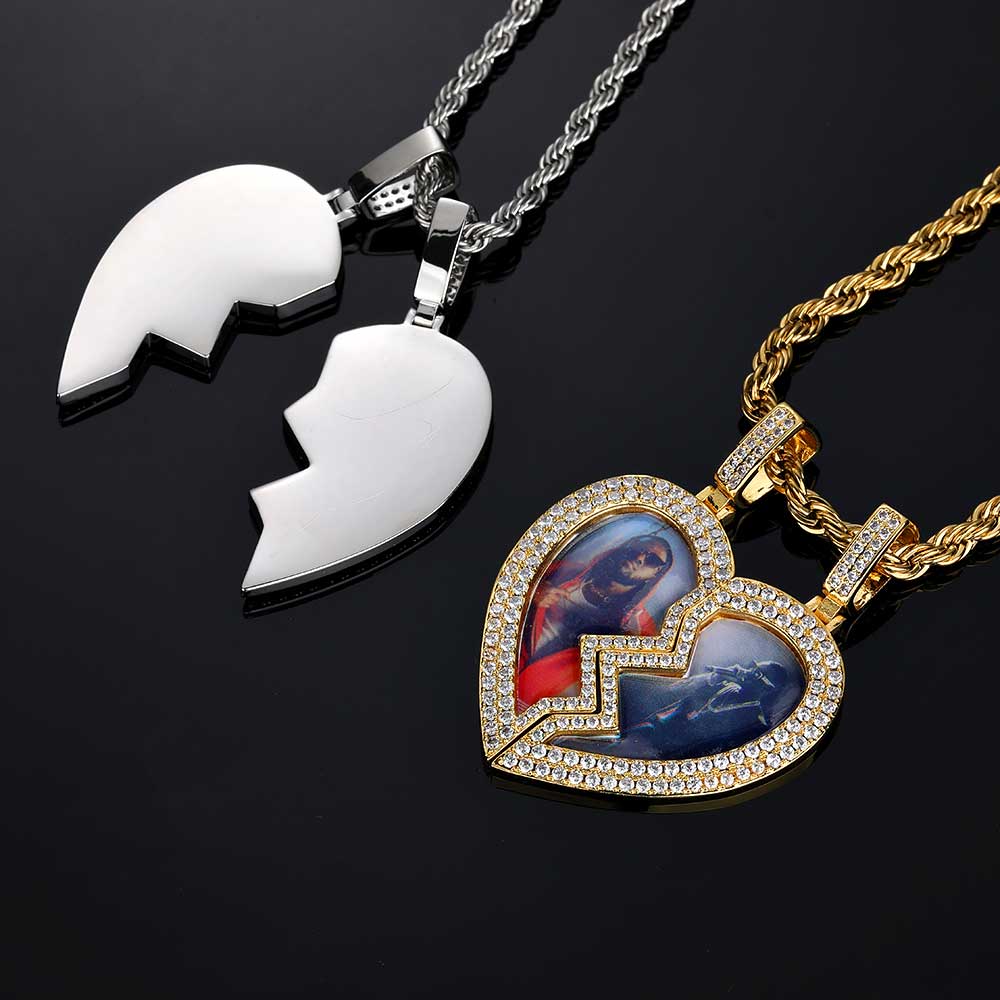 picture necklace picture pendant Hip Hop Custom Photo Locket Picture Pendant Photo Pendant