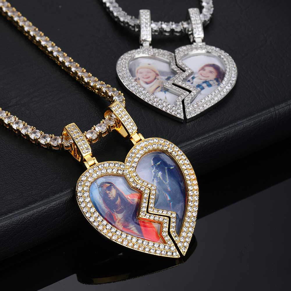 picture necklace picture pendant Hip Hop Custom Photo Locket Picture Pendant Photo Pendant