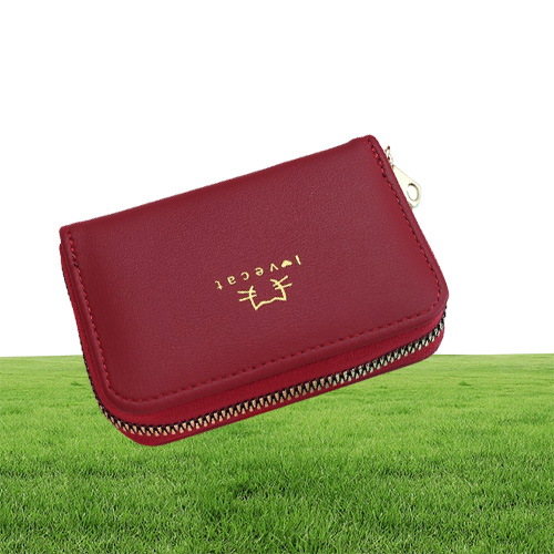 Porte-cartes mignon carton girl holder ciel crédit 11 bits zipper women wallet id banc purgellewelloeblueblackred1576208