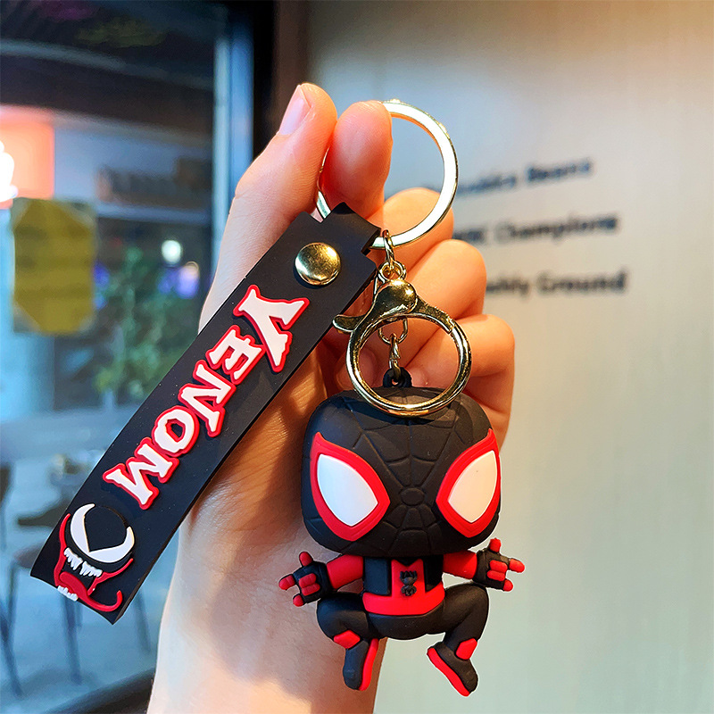 Creative Flying Spider Doll Keychain Car Chain Bookbag Decoration Children's Gift