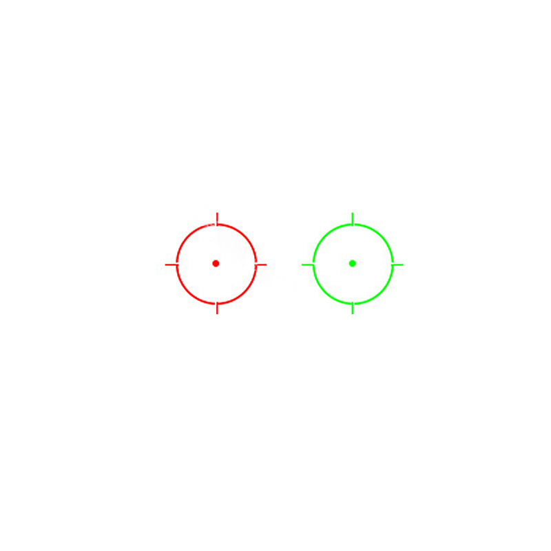 戦術552赤と緑のドットホログラフィックスコープハンティングライフルスコープ明るさ調整可能な反射視力フィット20mmレール