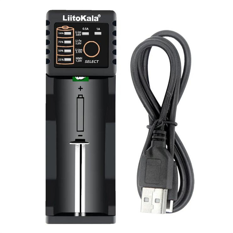 LiitoKala Lii-100B Lii-100 18650 Интеллектуальное зарядное устройство для аккумулятора 26650/18350/16340/18500/AA/AAA 3,7 В 1,2 В Ni-MH Ni-Cd литиевый