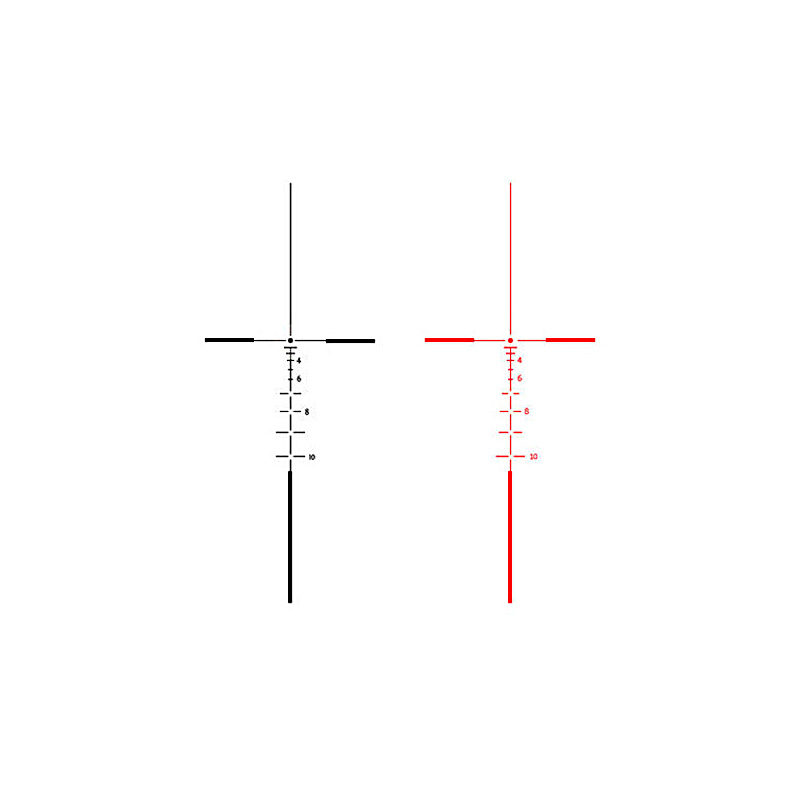 Ulepszone DR 1X-4X Podwójny zakres Zakres Taktyczny 4x Optics Optic