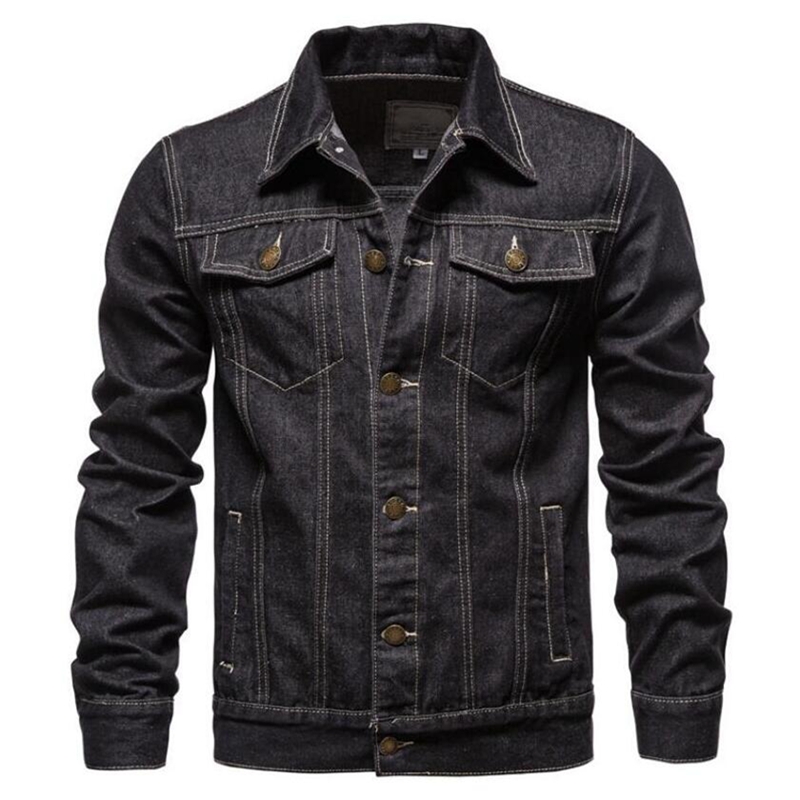 Designer Mens Denim Jacket coat Luxury Brand Men Outwear Autumn Windbreaker Blue Casual Bomber Jackets Coat Fashion Jeans Coat Size 5XL Men s Clothing