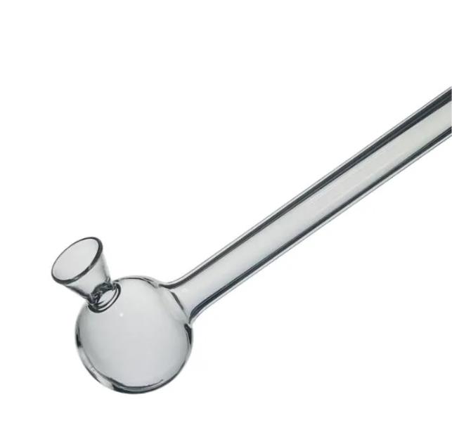 Tjock Pyrex Glass Oil Burner Pipe 6 tum 30mm Boll Rensa rökhandledningar Oil Pipe Glass Water Pipe Bong