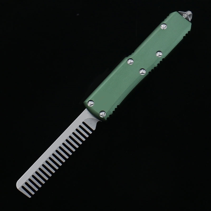 DQF Wersja Green 85 Knife D2 Stalowe ostrze Anodowanie T6-6061 Aluminium Aluminium Aluminium Balmat Balm narzędzie do przetrwania