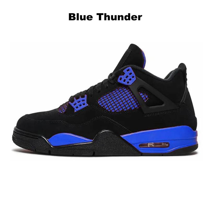 4S Vivid Sulfur 4 Blue Thunder Basketball Shoes Cacao Wow Frozen Moments Purple Red Cement White Sapphire Pine Sky University Pink Oreo What The Motorsports Sneakers