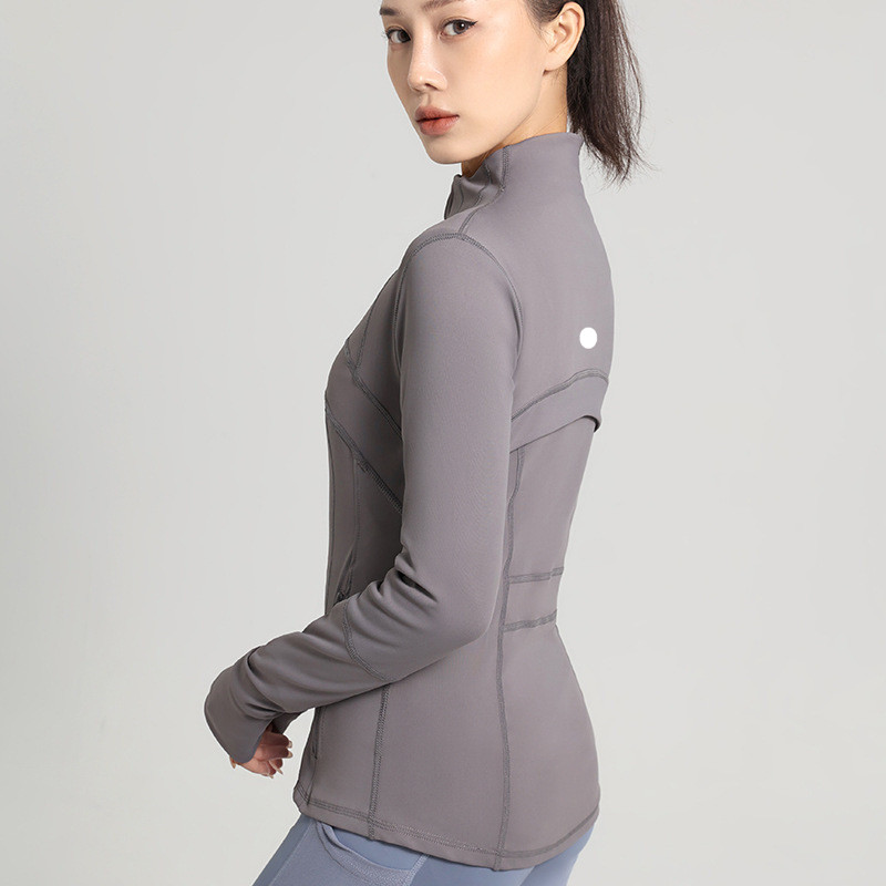 LL Womens Yoga Outfit Fitness Wear Trainer Sportswear Outer Jackets Outdoor Casual Adult Thin Sweatshirts Running Exercise Long Sleeve Tops