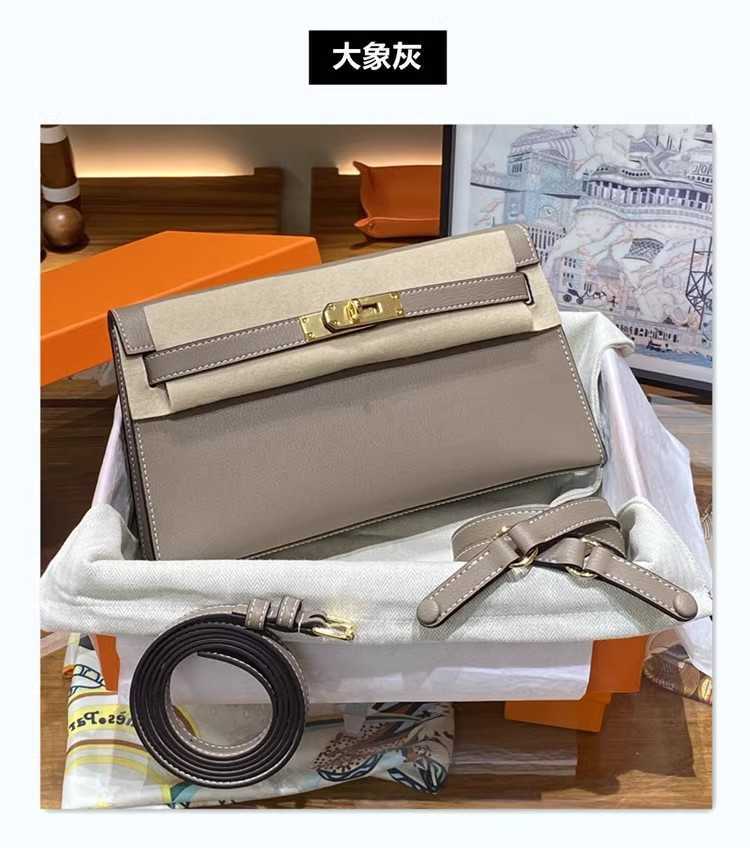 Kaily Luxury Bag New Goatskin Elan UnderArm's Premium本物の革ワンショルダークロスボディ