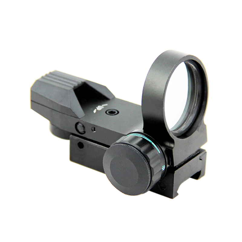 Lunette de visée optique à points rouge et vert 1x22x33, 4 réticules, collimateur d'éclairage, lunette de visée pour la chasse AR15 Airsoft