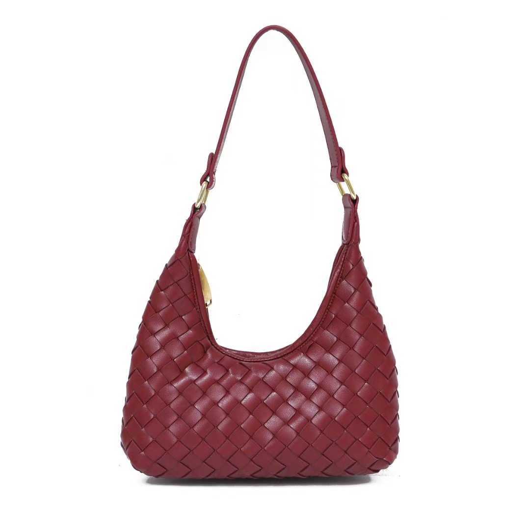 Abottegas BVneta AJodie Mini Tote Adolescente Designer Bolsa de noite Crescent Teeth Woven Underarm Bag Bolsa feminina portátil de um ombro Bolsa substituta