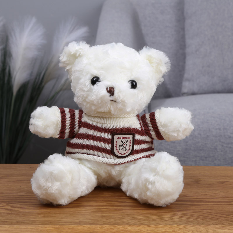 Cute Sweater Teddy Bear Doll Cloth Doll Plush Toy Bear Girlfriend Valentine's Day Birthday Gift Annual Meeting Gift