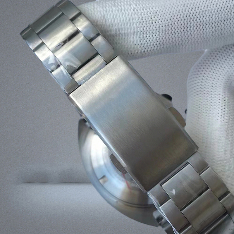 Luxusuhr Mens Watches Montre de Luxe VK Mouvement en quartz en acier inoxydable Cadran gris métallique Relojes Lujo Para Hombre Chronograph1324325