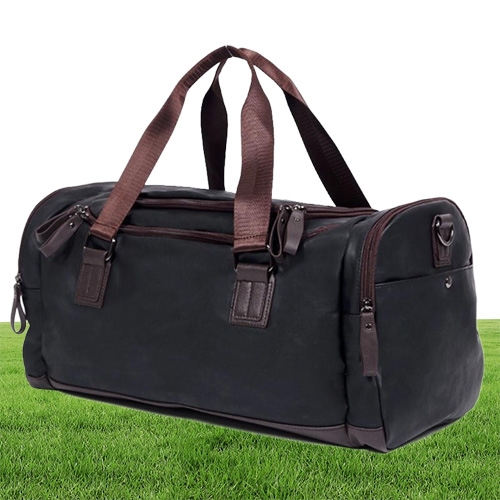 Duffel Bags Men Quality Leather Travel Carry On Luggage Bag Handbag Casual Traveling Tote Large Weekend XA631ZC2971527